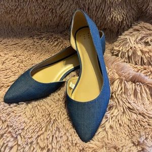 Denim Flats